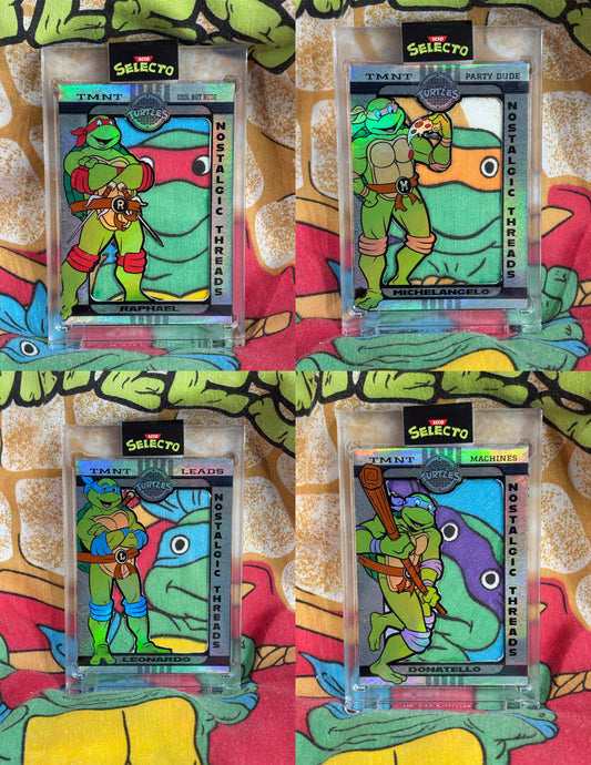 TMNT – "Nostalgic Threads" Relic Card Set – (Ecto Selecto 1/1 Relics)