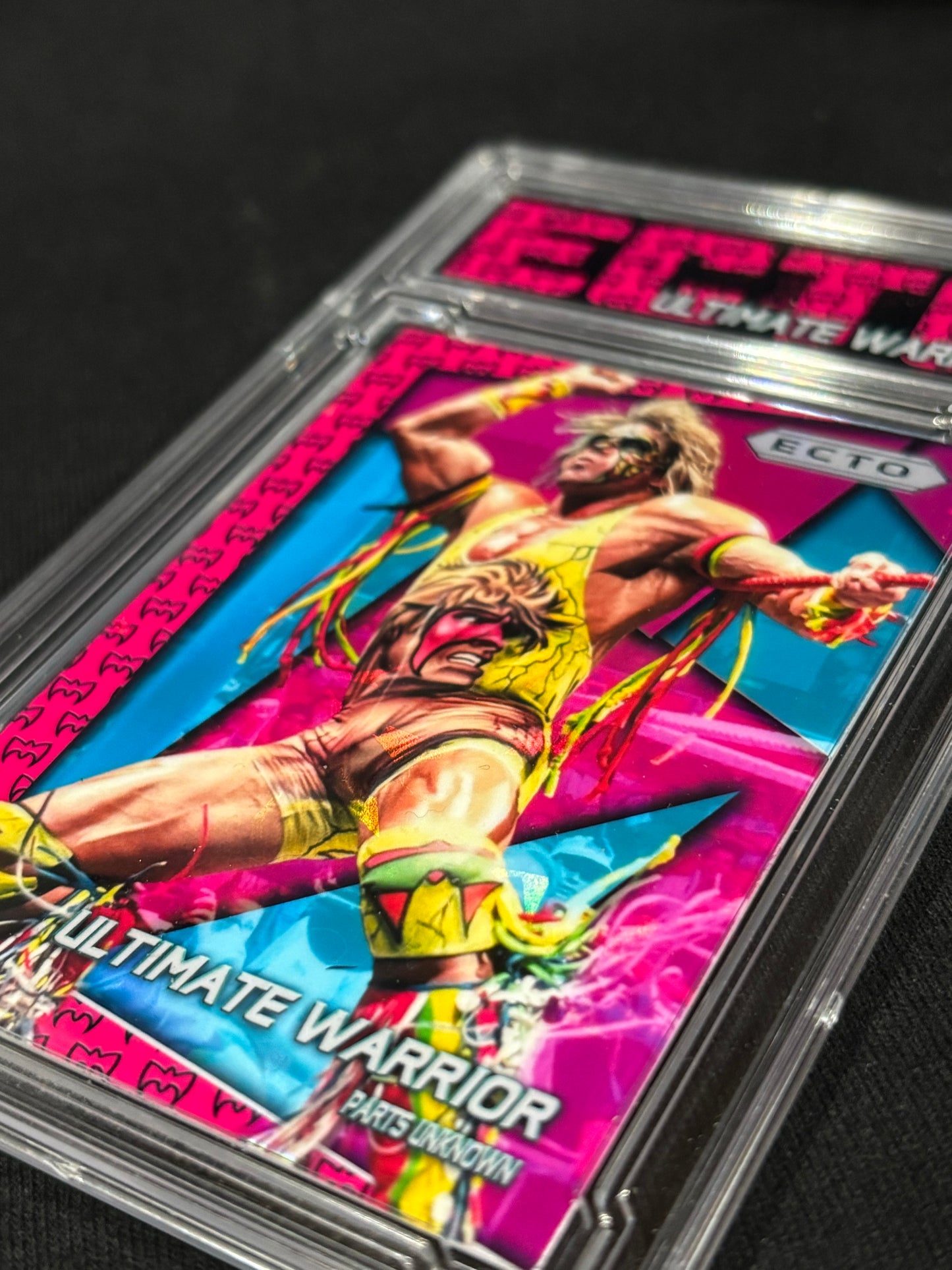 Ultimate Warrior – “Ecto Prizm Tribute Set” – (Custom Parallel Series)
