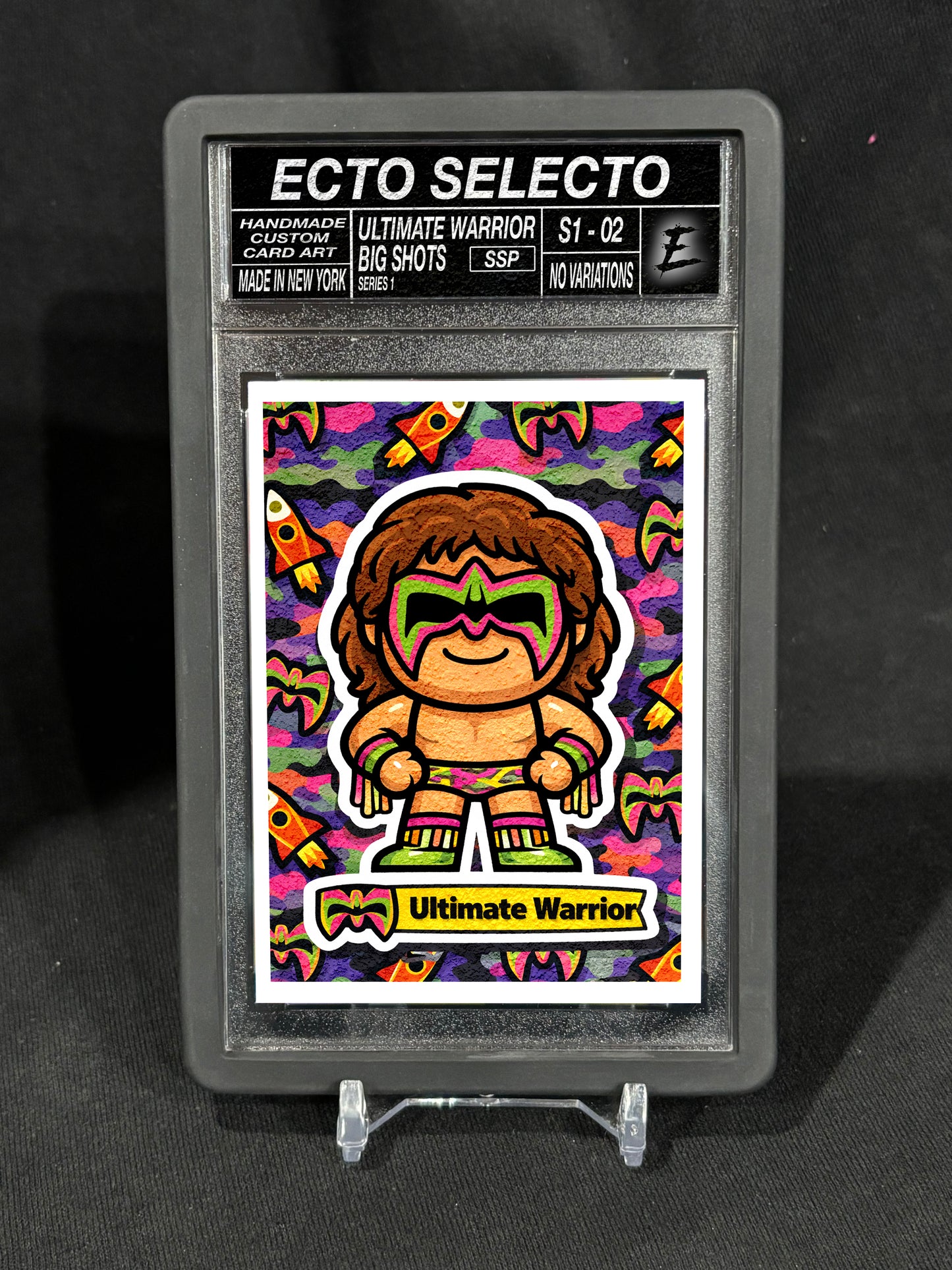 Ultimate Warrior – Big Shots Series 1 – Ecto Selecto Mascot Art Card (SSP)