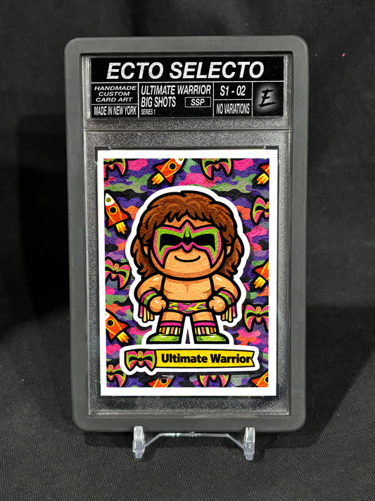 Ultimate Warrior – Big Shots Series 1 – Ecto Selecto Mascot Art Card (SSP)