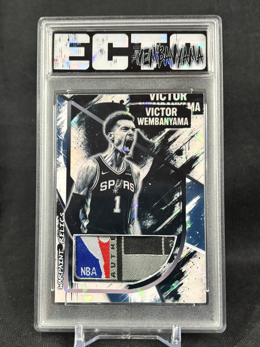 Victor Wembanyama – “Warpaint Relics” – (Ecto 1/1 Custom Relic Card)