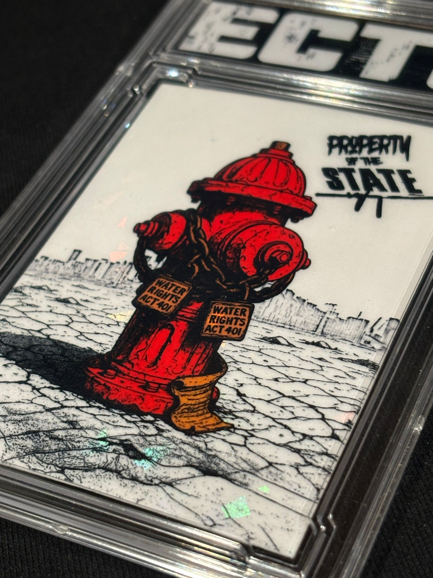 Property of the State – “Water Rights Act 401” – Department of Artistic Hardship – (Ecto Custom Art Slab)