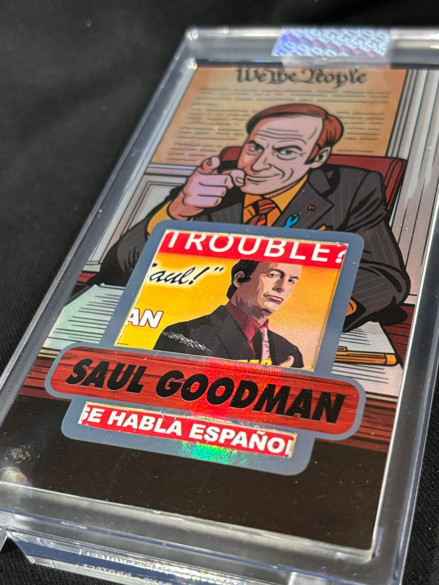Better Call Saul – "Saul Goodman Jumbo Relic" – (Oversized 1/1 Custom Art Card)