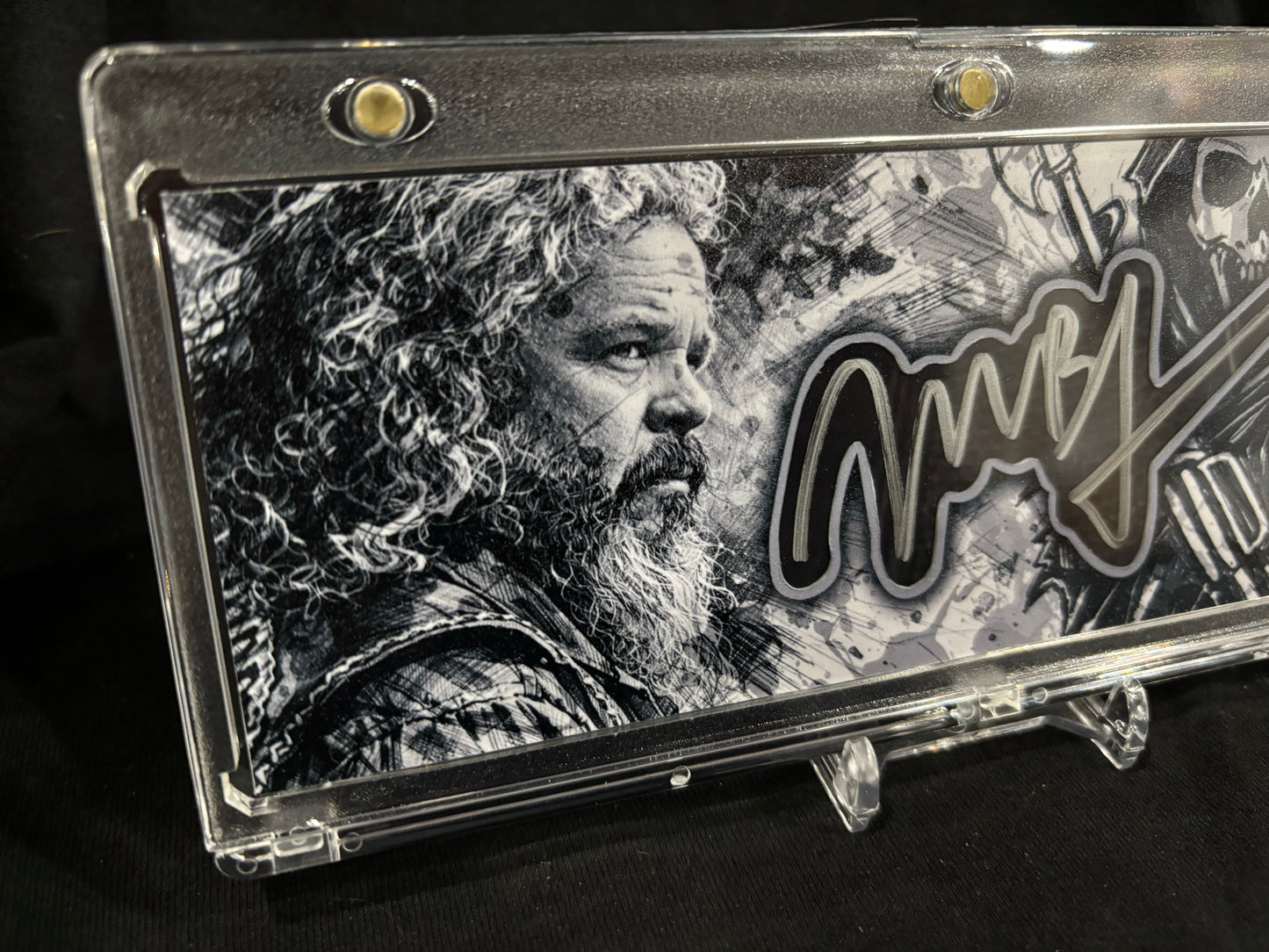 Mark Boone Junior Autograph – Bobby Munson – 1/1 Horizontal Booklet Cut Signature – Sons of Anarchy