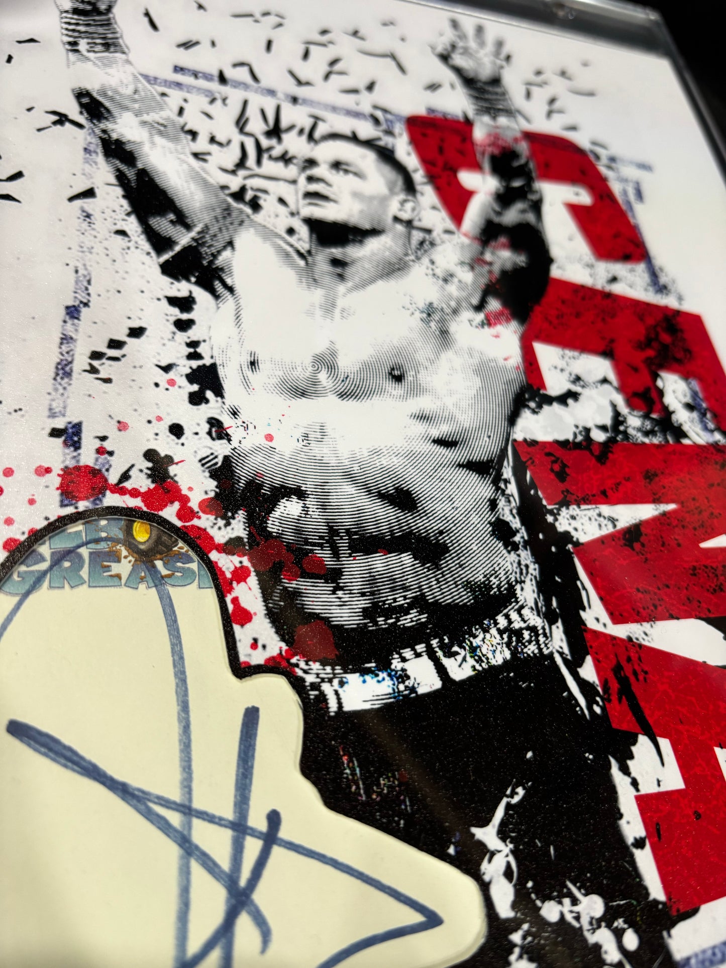 JOHN CENA — CUT SIGNATURE 1/1 8×10 Assembled Art Object