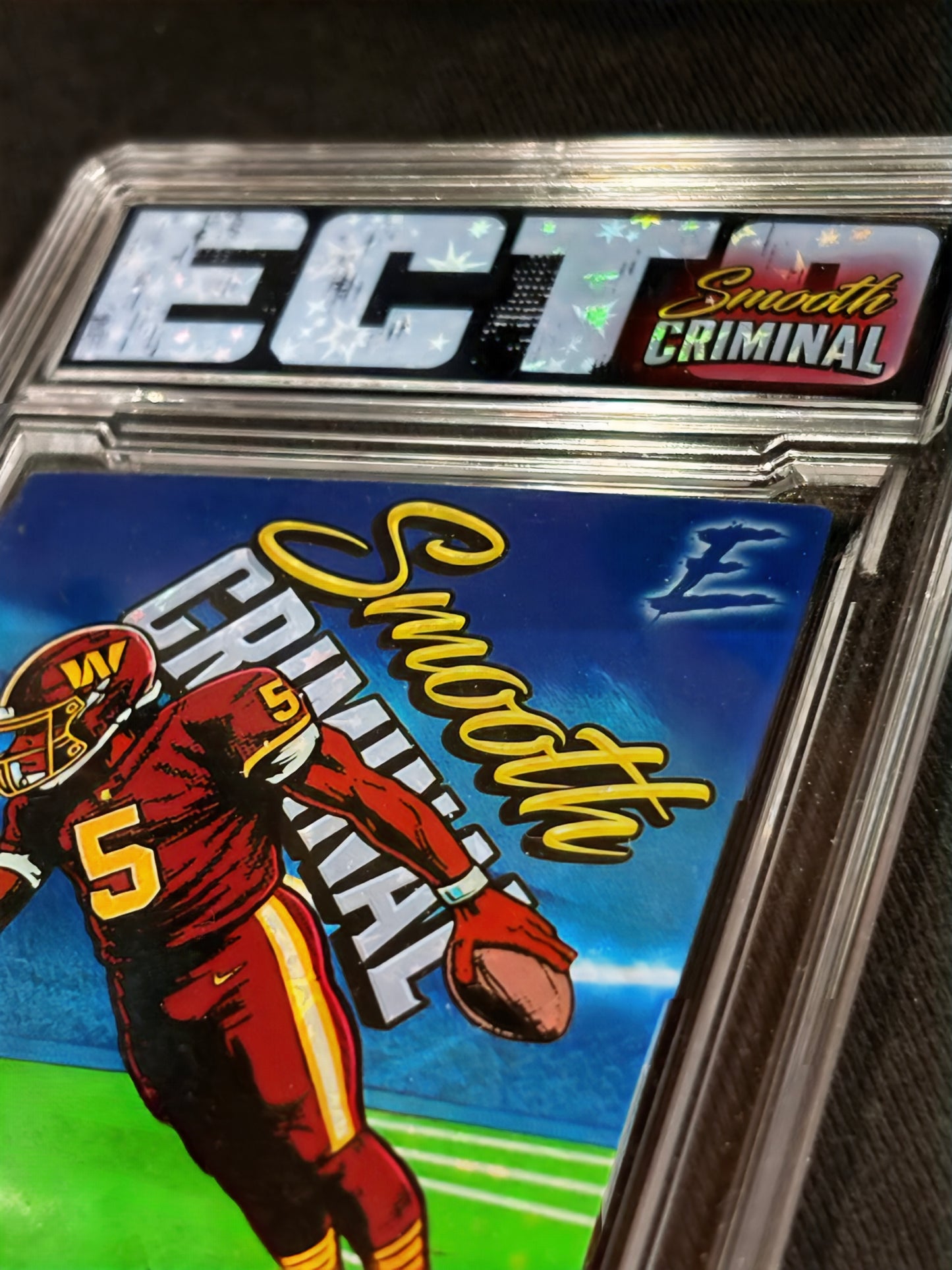Jayden Daniels – "Smooth Criminal" 1/1 Card Set – (Ecto Custom Slabbed Card)