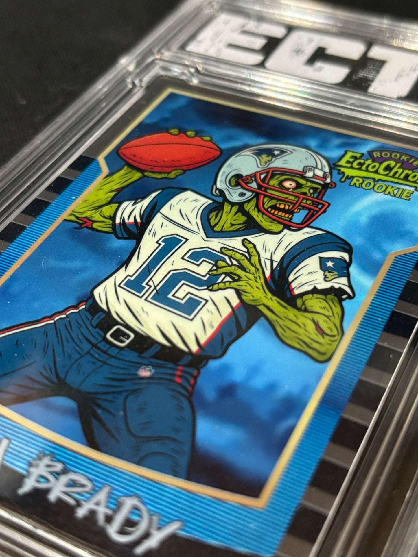 Tom Brady – “EctoChrome Rookie” – Freakshow Series – (Ecto Custom Art Slab)
