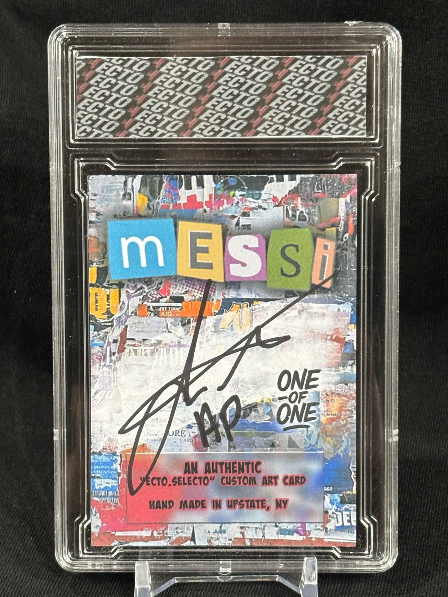 Lionel Messi – “Ransom Series” – 1/1 Custom Art Card – (Ecto Selecto Original)